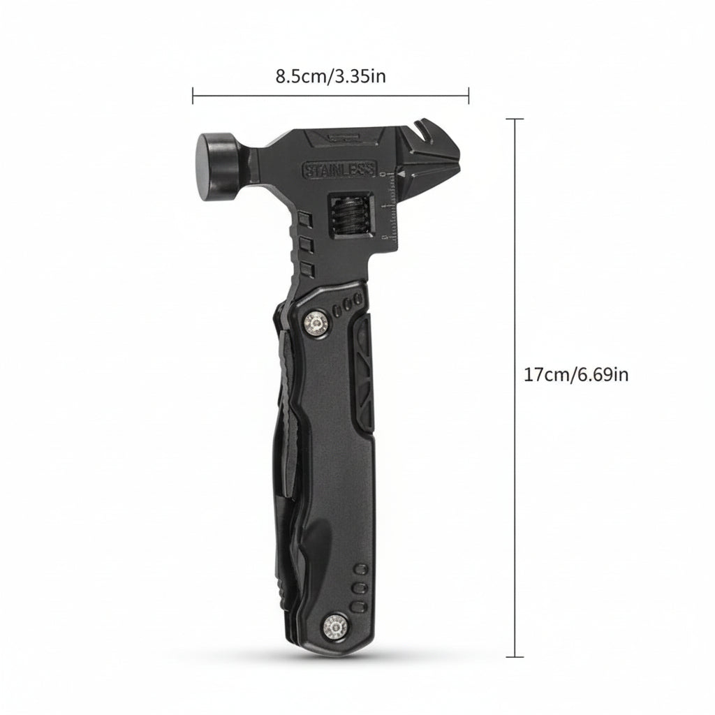 18-in-1 Folding Claw Hammer