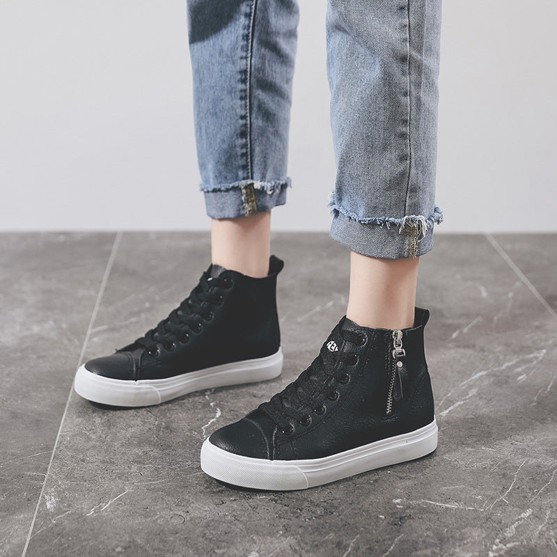 Women's High-Top Canvas Sneakers