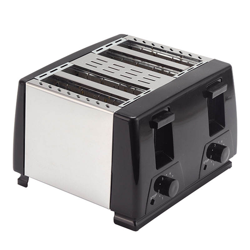 BRENTWOOD 4-Slice Extra-Wide Slot Stainless Steel Toaster