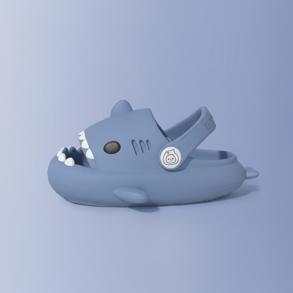 Waterproof Non-Slip Shark Slides for Kids