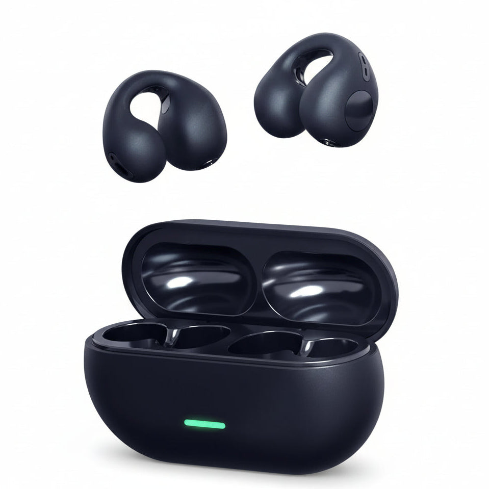 T75 Open-Ear Clip Wireless Bluetooth Earbuds