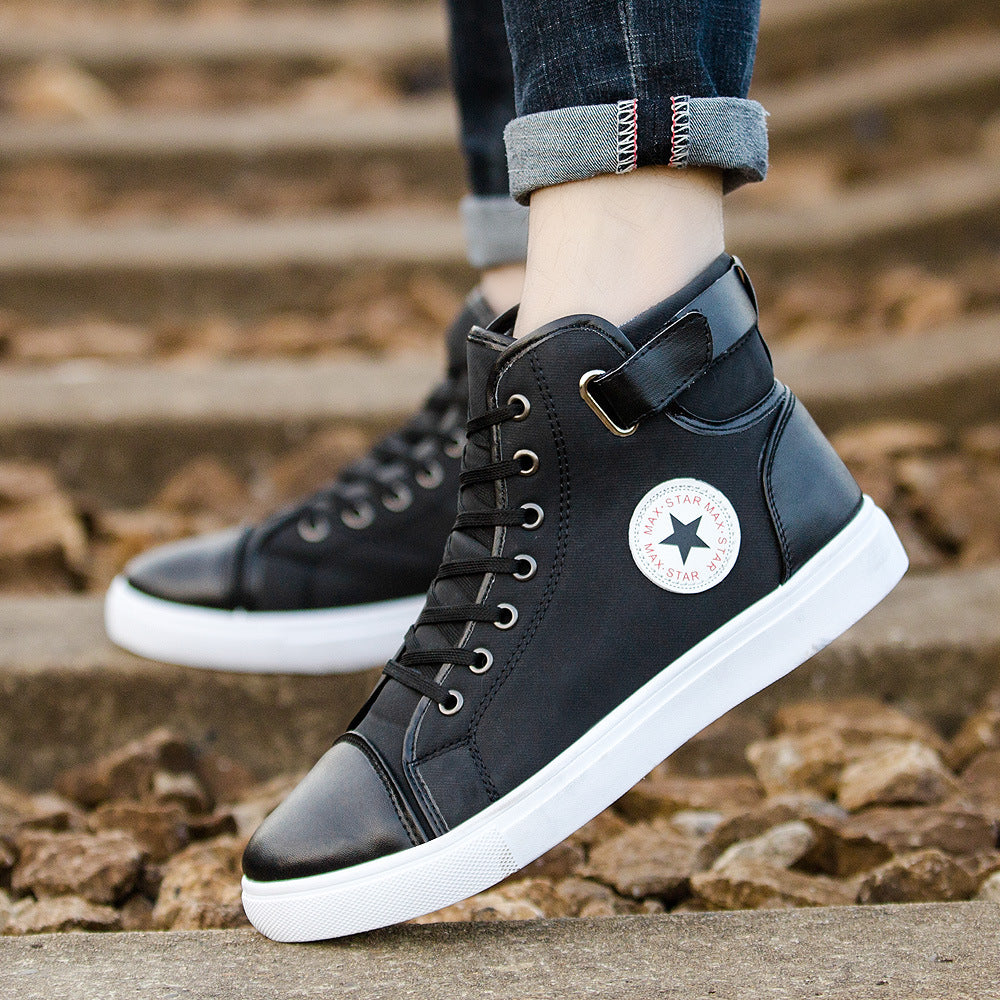Men's High-Top Canvas Sneakers