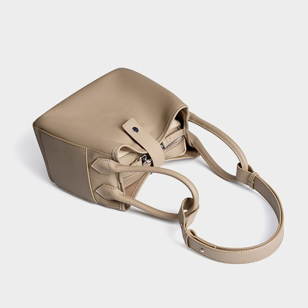 Genuine Cowhide Leather Convertible Shoulder Bag