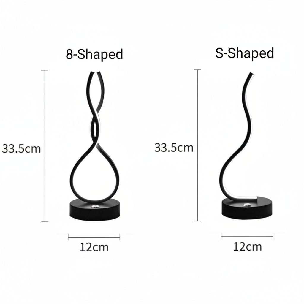 LED Mood Light Table Lamp with Touch On/Off Switch