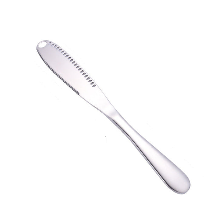 3-in-1 Stainless Steel Butter Knife, Spreader, Curler, Slicer