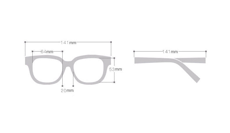 Oversized Square Cat-Eye Sunglasses