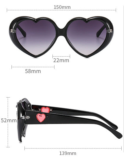 Cat-Eye Heart Shaped Sunglasses