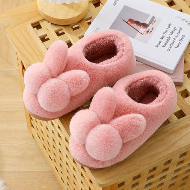 Fluffy Bunny Slippers