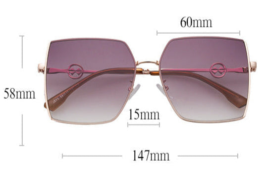 Gradient Oversized Sunglasses
