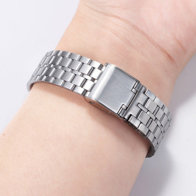 Gold-Toned Stainless Steel Digital Watch