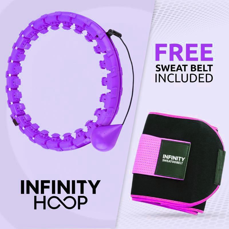 Smart Weighted Hula Hoop with Sweat Belt