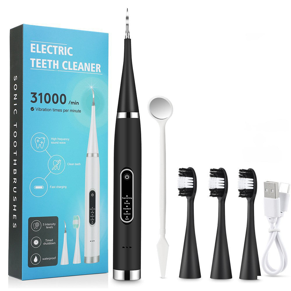 Electric Tooth Cleaner, Sonic Toothbrush Oral Care Kit – 5 Speed