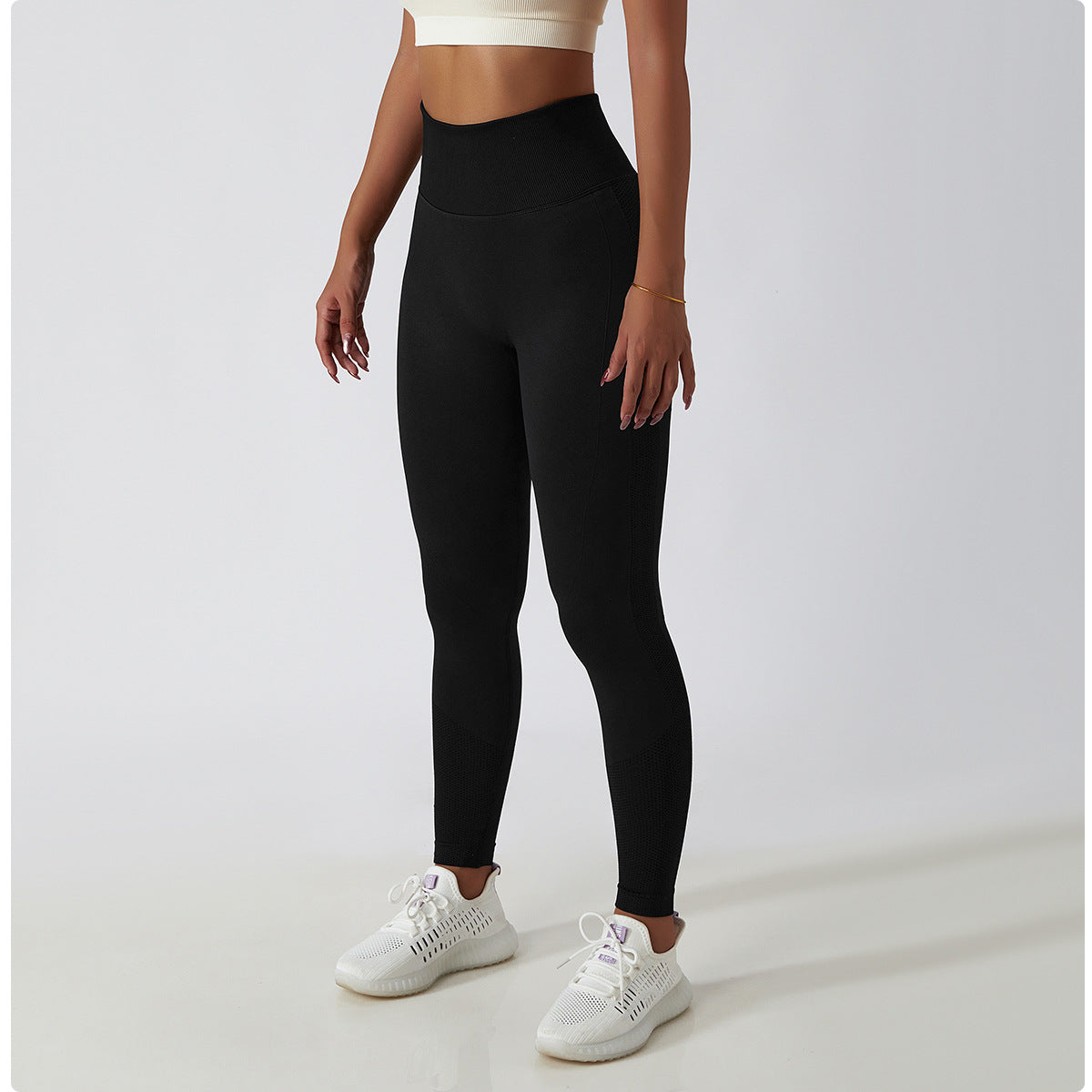 High-Waisted Seamless Fitness Leggings