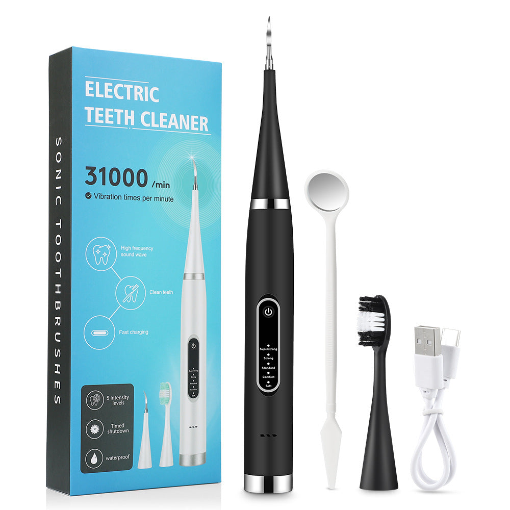 5-Speed Electric Teeth Cleaner, Dental Scaler, Calculus Remover with Electric Toothbrush
