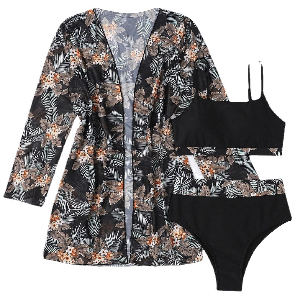 Three-Piece Bikini Swim Set