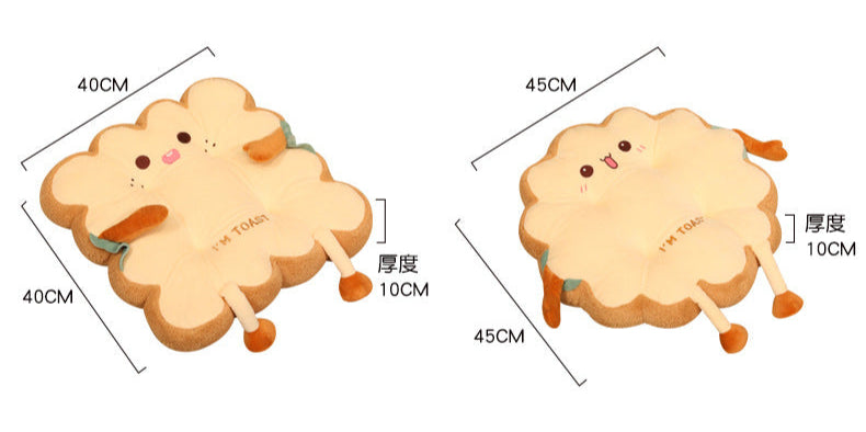 Stuffed Toast Cushion
