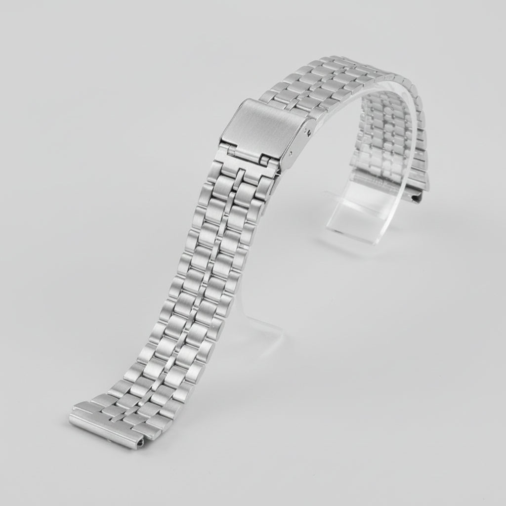 Gold-Toned Stainless Steel Digital Watch