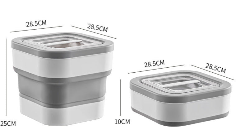 Collapsible Food Storage Container, Insect and Moisture-Proof, 27 Lbs / 12 Kg Capacity