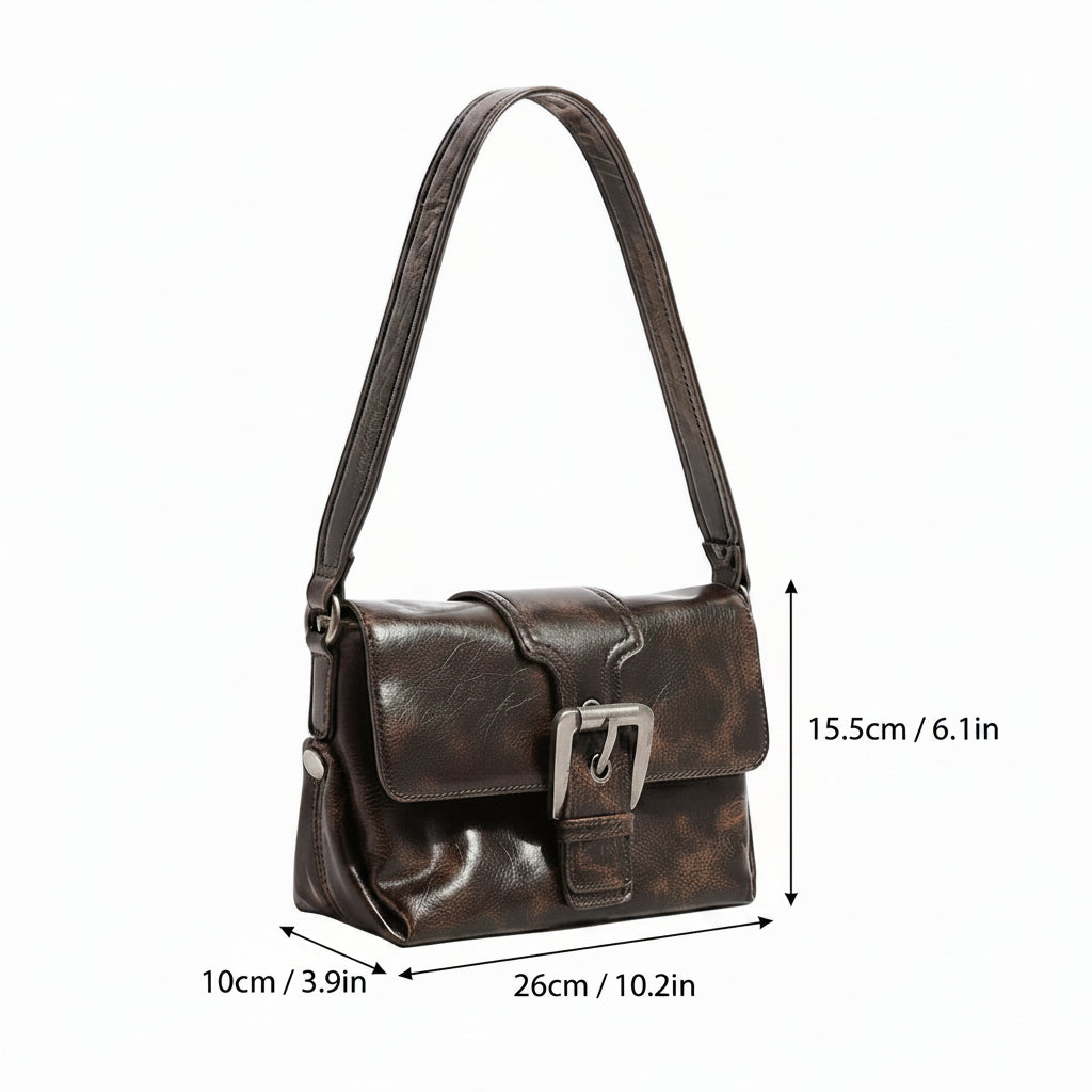 Retro Flap Shoulder Bag