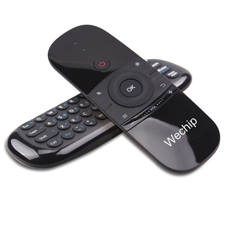 WeChip W1 Universal Air Mouse, Mini Wireless Keyboard & Remote Control for Smart TV, Android TV Box, PC/HTPC, Projector, All-in-one PC/TV