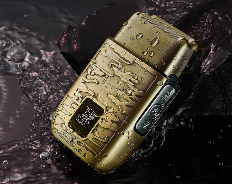 4-in-1 Professional Cordless Men's Hair Clipper & Trimmer Grooming Set with LCD Display