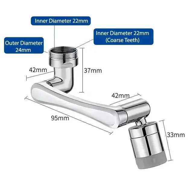 Universal 1080° Rotating Faucet Extender
