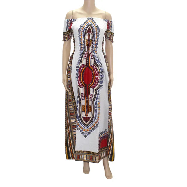 Dashiki African Long Maxi Dress