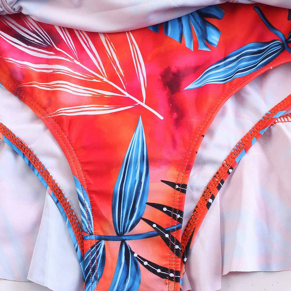 2-Piece Tropical Bikini Set