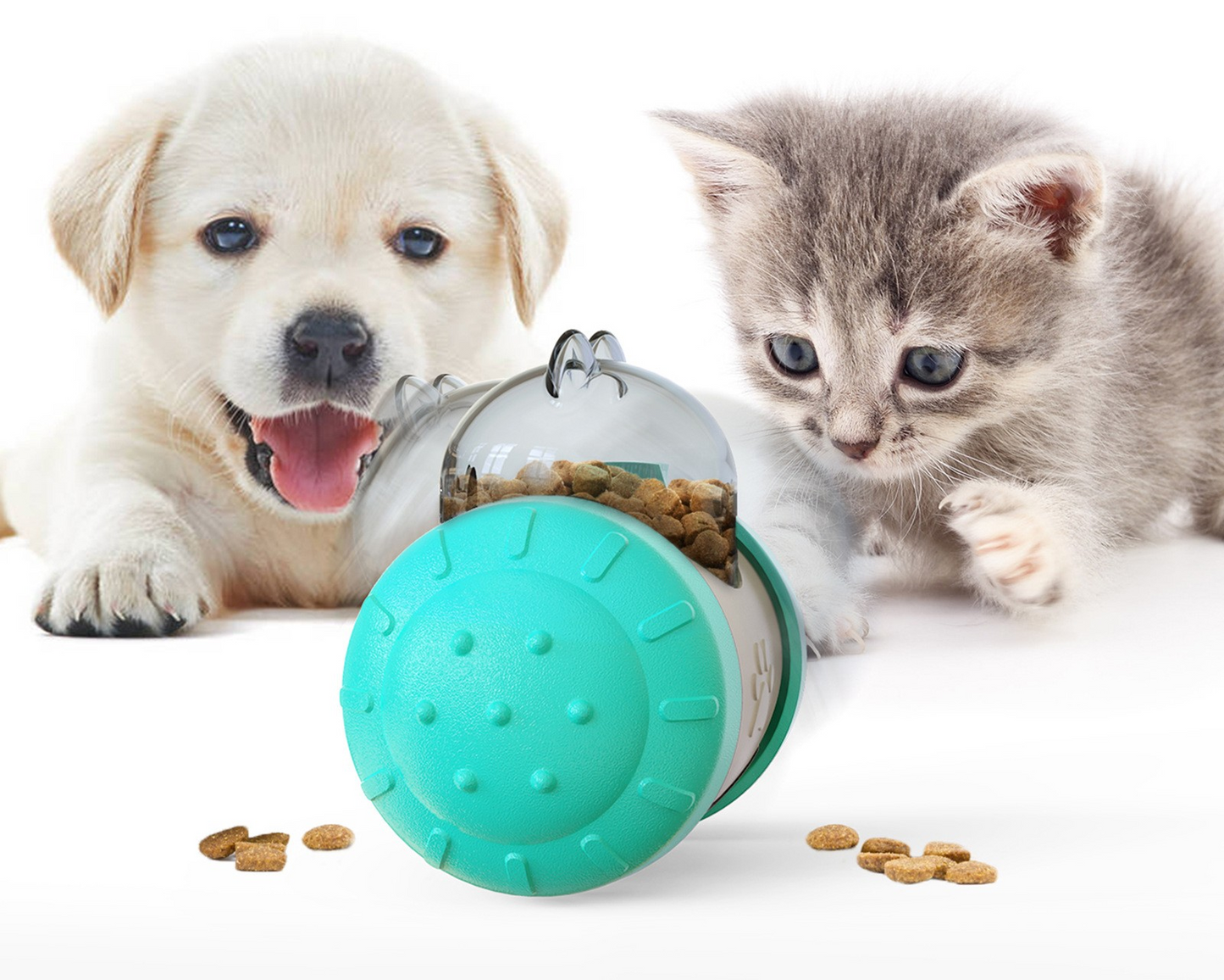 Tumbler-Style Treat Dispenser, Interactive Slow Feeder