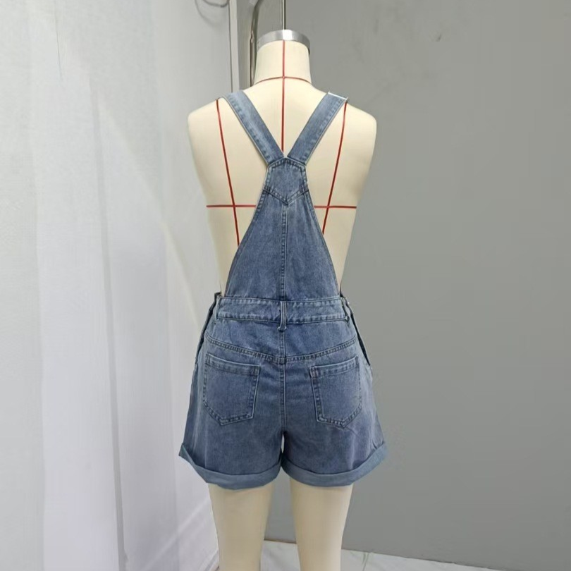 Women's Multi-Pocket Overall Shorts