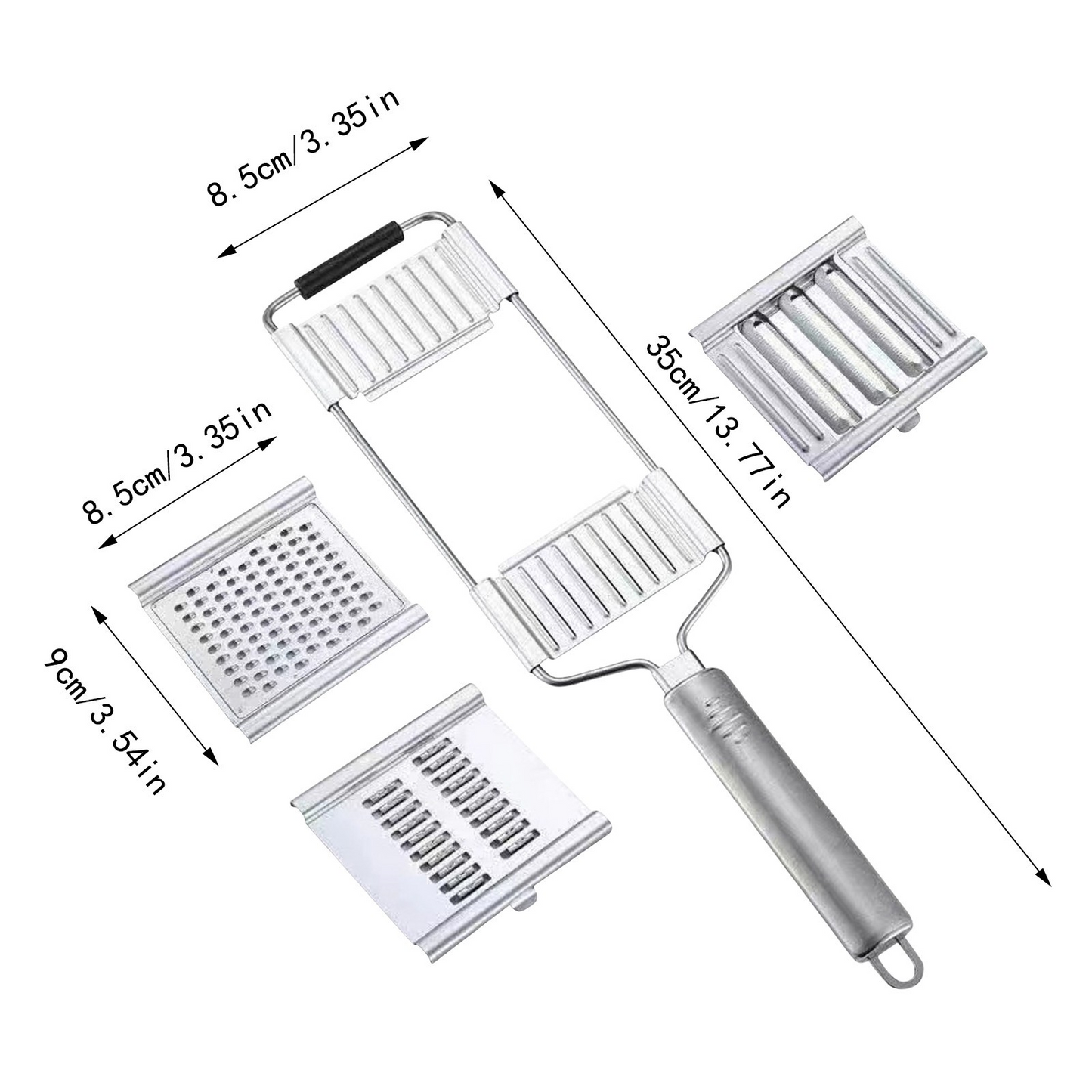 Multifunctional Stainless Steel Vegetable Slicer/Grater Set