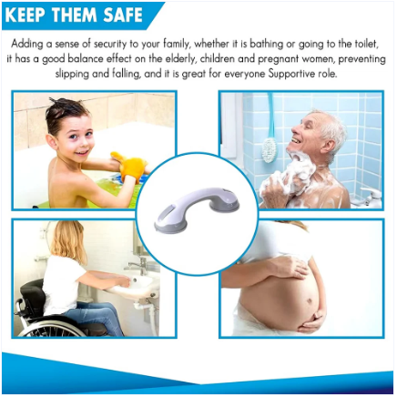 Instant Easy-Grip Safety Handle for Bathroom and Home