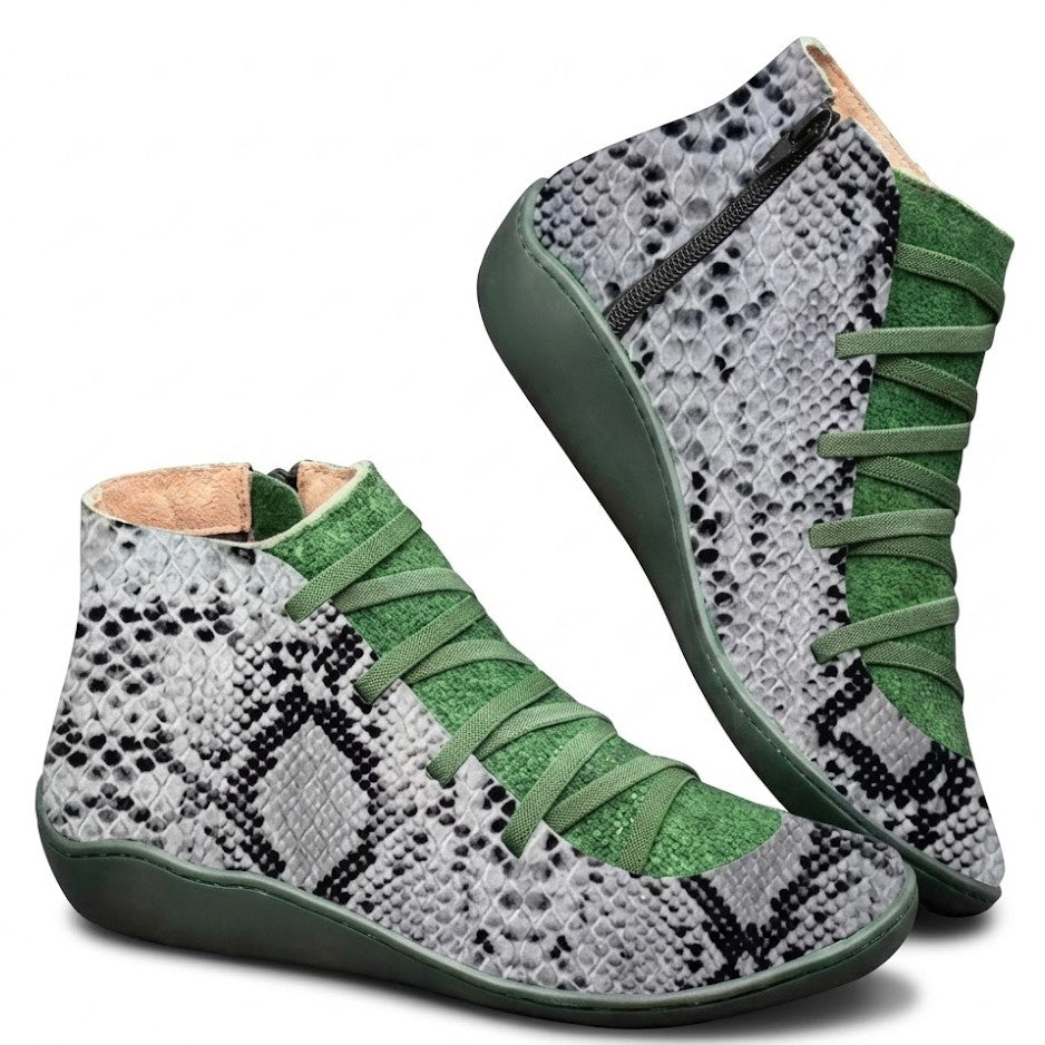 Women's Leopard Print Ankle Boots