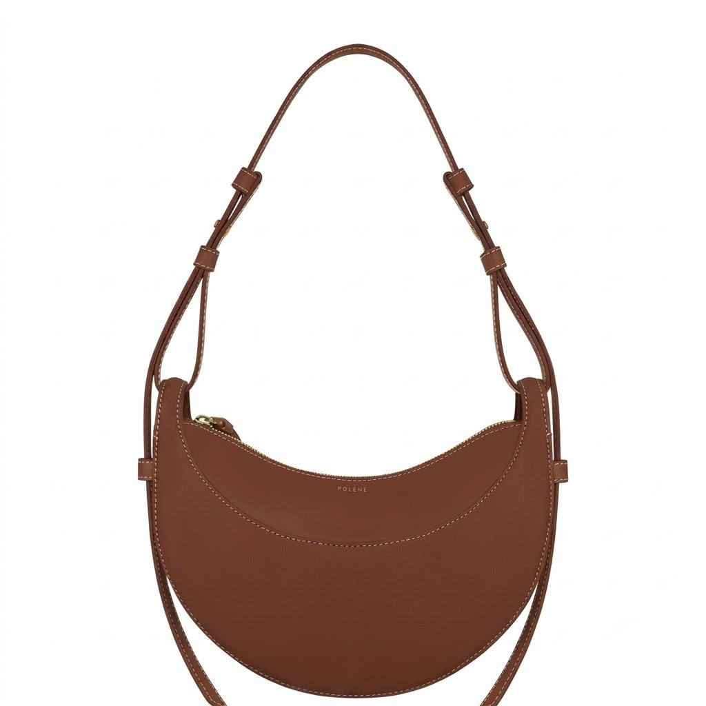 Polène Numéro Dix Shoulder Bag – Genuine Cowhide Leather
