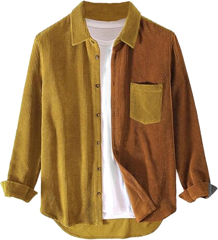 Cargo Corduroy Shirt for Men