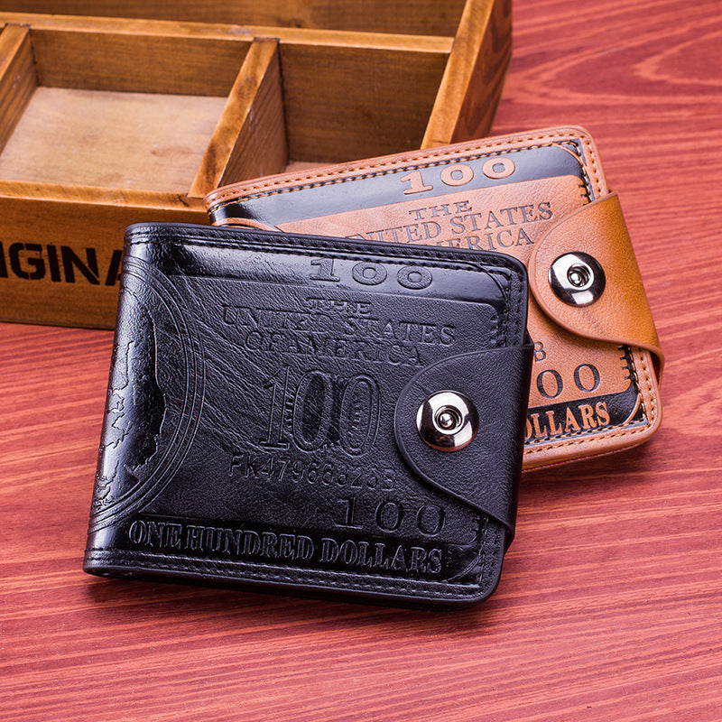 Leather Bifold US Dollar Bill Wallet