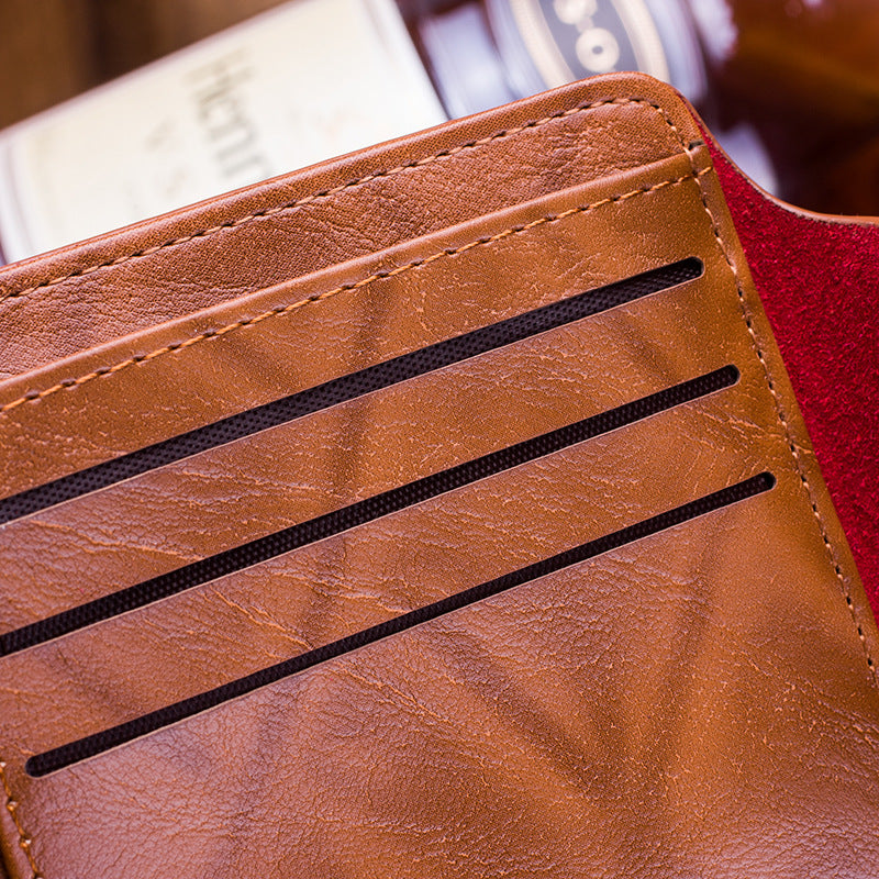 Leather Bifold US Dollar Bill Wallet