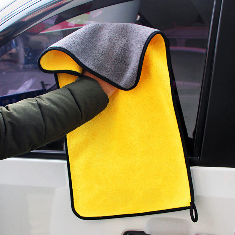Double-Sided Microfiber Car Cleaning Towel