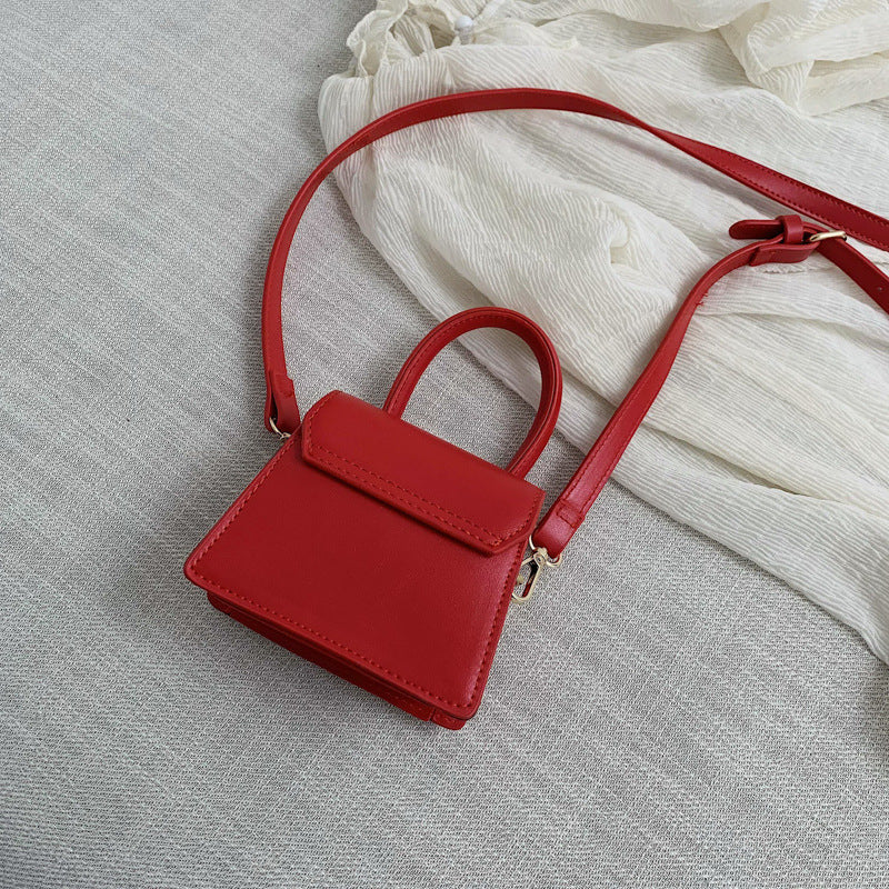 Faux Leather Mini Crossbody Bag