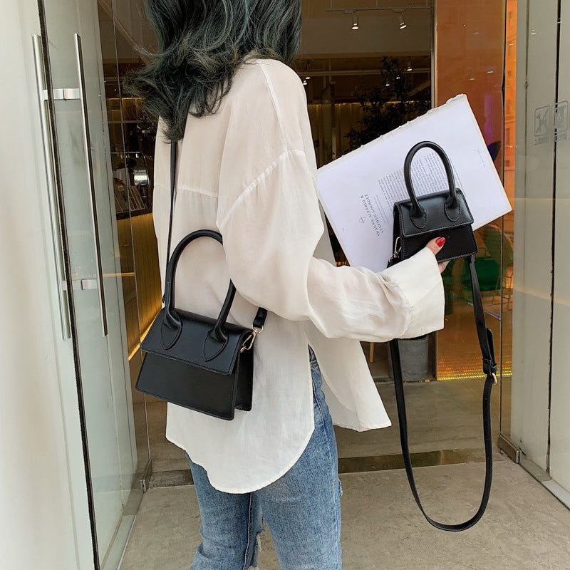 Faux Leather Mini Crossbody Bag
