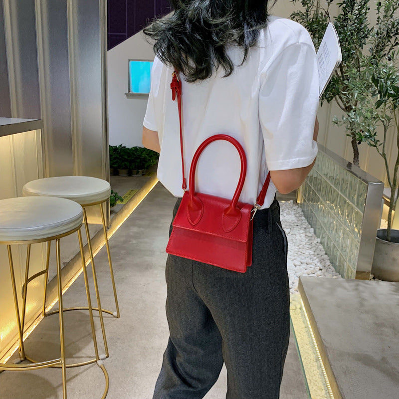 Faux Leather Mini Crossbody Bag