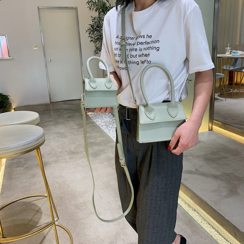 Faux Leather Mini Crossbody Bag