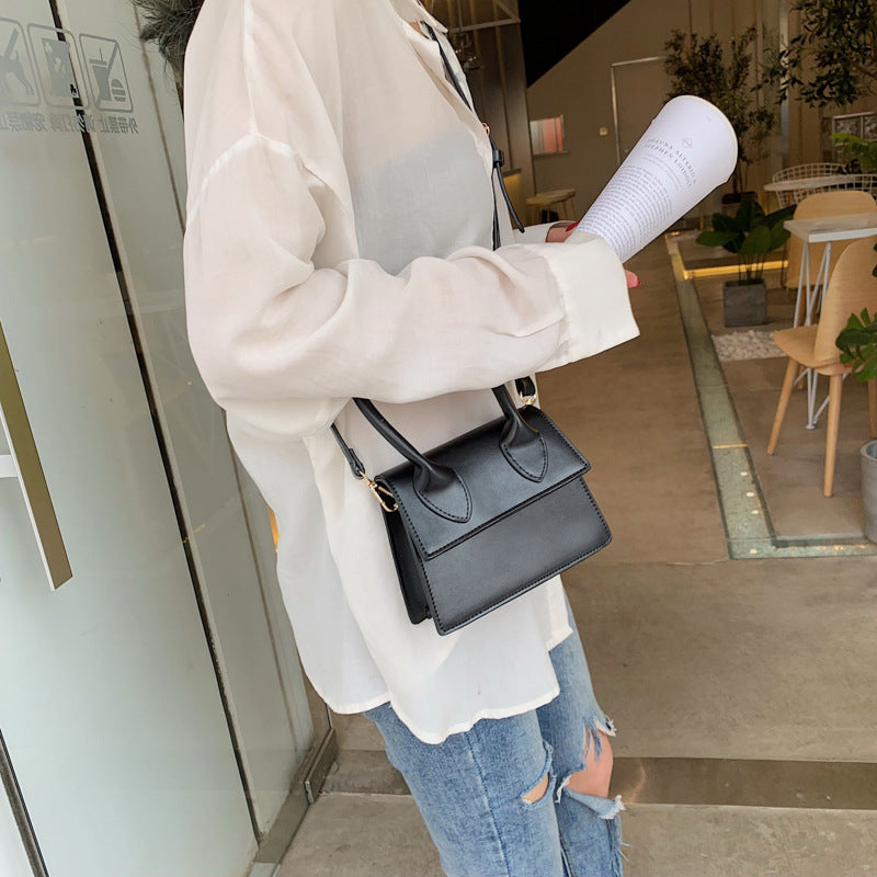 Faux Leather Mini Crossbody Bag