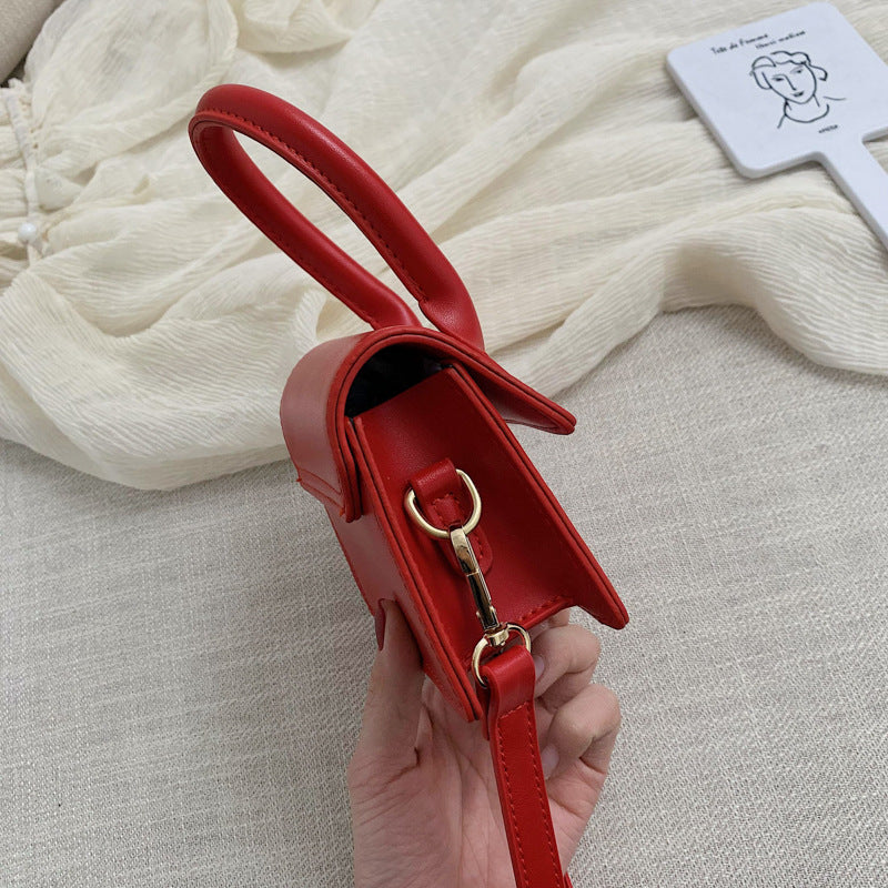 Faux Leather Mini Crossbody Bag