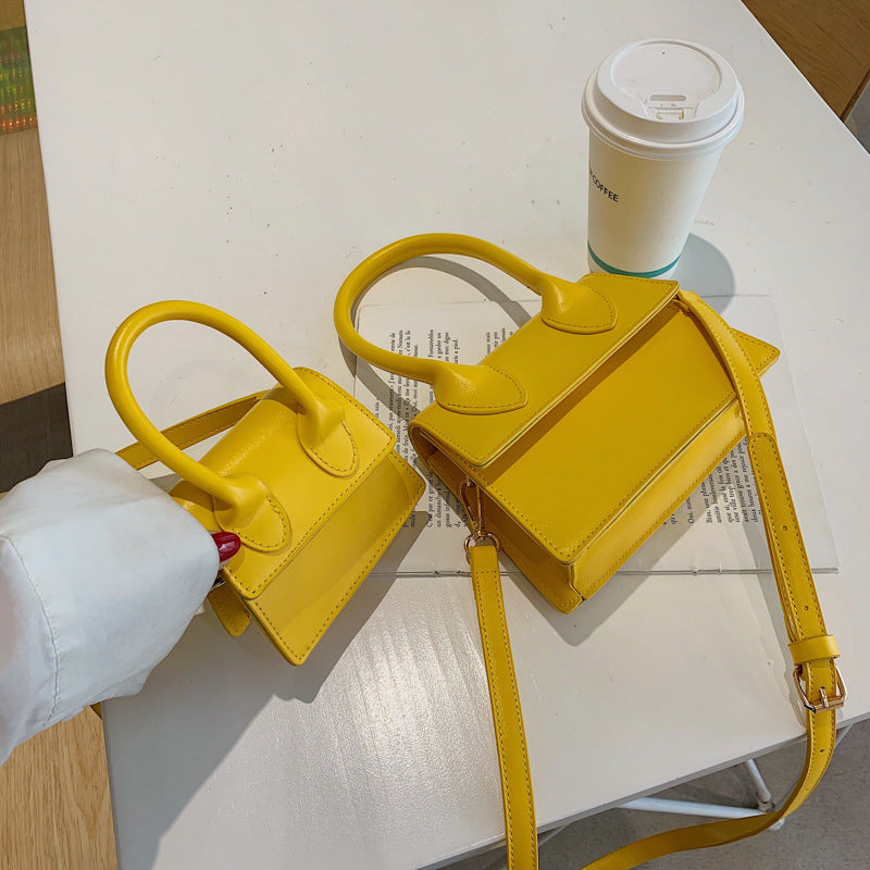 Faux Leather Mini Crossbody Bag