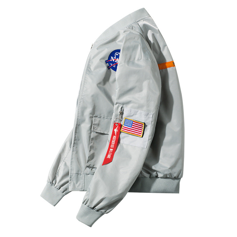 NASA Print Bomber Jacket