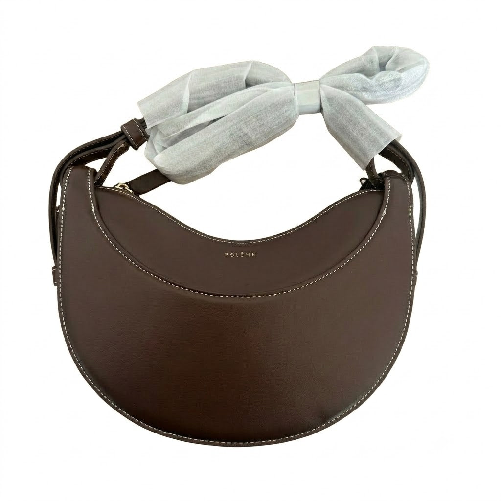 Polène Numéro Dix Shoulder Bag – Genuine Cowhide Leather