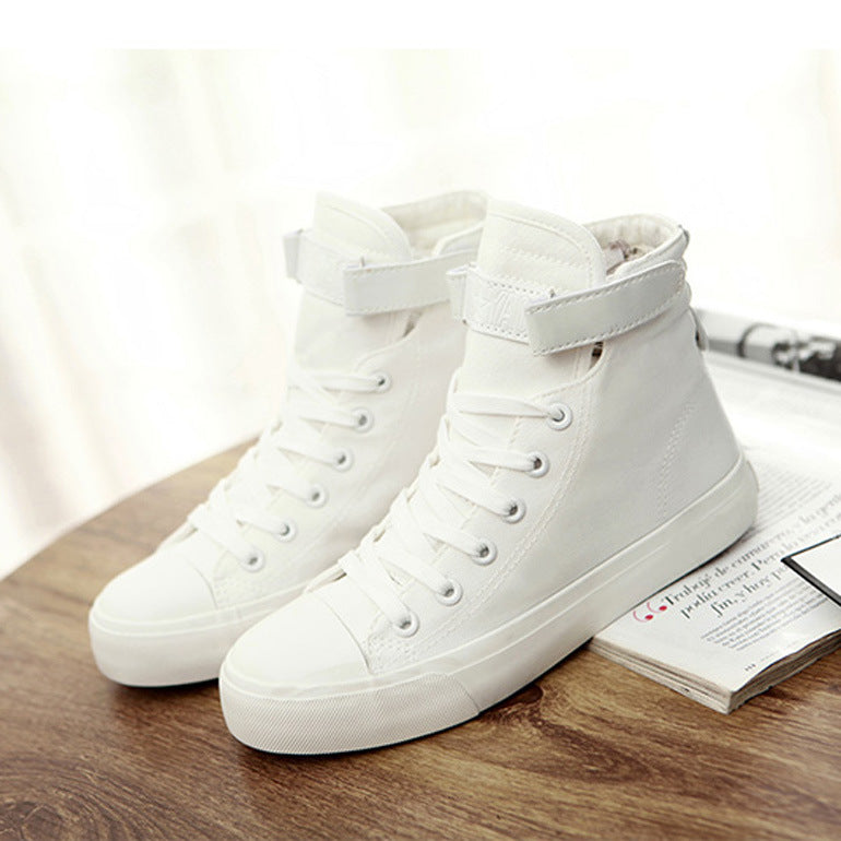 High-top Canvas Sneakers for Women