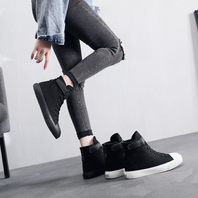 High-top Canvas Sneakers for Women