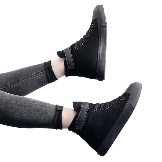 Women's High-Top Canvas Sneakers